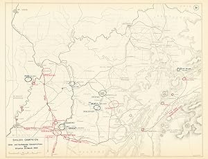 Shiloh Campaign - Union and Confederate Concentrations and Situation 29 March 1862