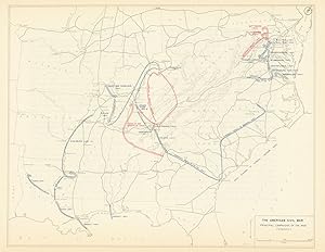 The American Civil War - Principal Campaigns of the War (Schematic)