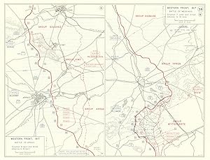 Western Front, 1917 - Battle of Arras - Situation 9 April and Allied Advance to 15 April // Weste...