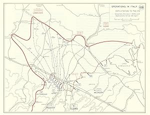 Operations in Italy - Exploitation to the Po - Situation, 23 April 1945, and Operations Since 20 ...