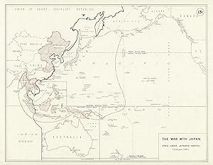 The War with Japan - Area Under Japanese Control (6 August 1942)