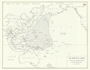The War with Japan - Situation 31 December 1944 and area Recovered Since August 1942