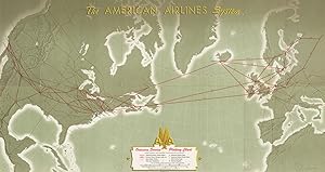 The American Airlines System - Overseas Service Plotting Chart