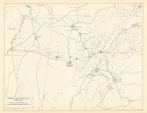Franklin and Nashville Campaign - Situation 26 Oct. 1864, Just Prior to Sherman's March to the Sea