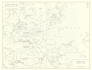 Eastern Front, 1914 - Army Concentration Areas // General Map - Eastern Front