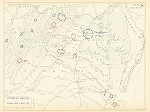 Peninsular Campaign - Situation About 11 March 1862