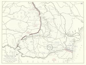 Eastern Front, 1916 - Rumanian Campaign - Limit of Rumanian Advance into - Transylvania 27 August...
