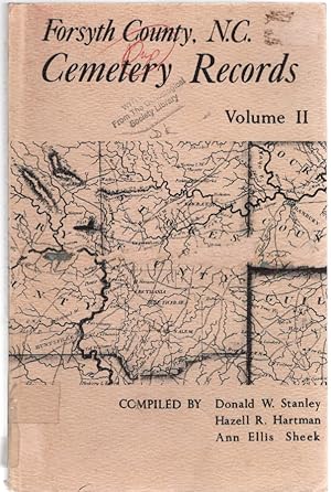 Seller image for Forsyth County, N.C. Cemetery Records Volume II Clemmonsville, Kernersville, Lewisville, Middle Fork, Old Richmond Townships for sale by McCormick Books