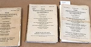 Seller image for The Print - Collector's Quarterly Vol. 2 Numbers 1, 2, 3, (only) 1912 for sale by Carydale Books