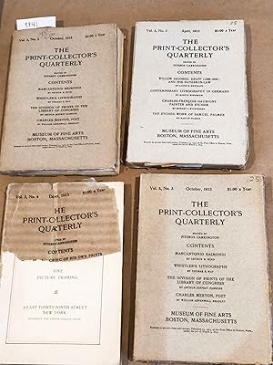 Seller image for The Print - Collector's Quarterly Vol. 2 Numbers 1, 2, 3, 4 1913 for sale by Carydale Books