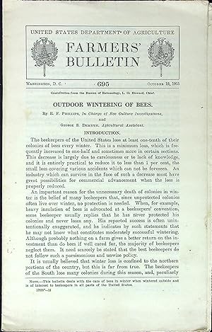 Image du vendeur pour Outdoor Wintering of Bees (United States Department of Agriculture Farmers' Bulletin 695) mis en vente par Wonder Book