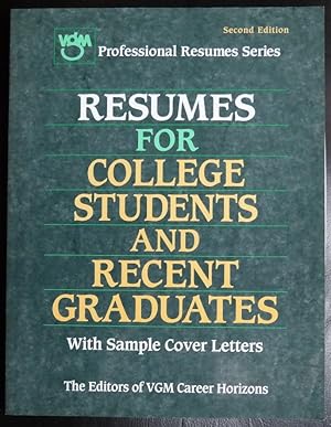 Seller image for Resumes for College Students and Recent Graduates for sale by GuthrieBooks