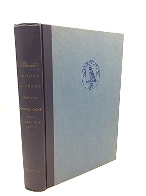 Imagen del vendedor de BOSWELL'S LONDON JOURNAL 1762-1763 a la venta por Kubik Fine Books Ltd., ABAA