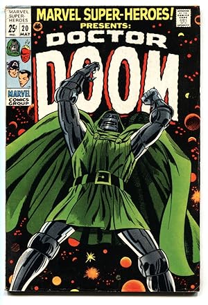 Marvel Super-Heroes #20 DOCTOR DOOM 1969 comic book FN