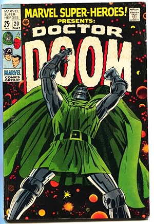 Marvel Super-Heroes #20-DOCTOR DOOM 1969 comic book VG+