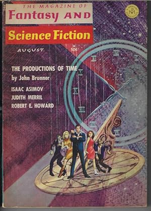 Image du vendeur pour The Magazine of FANTASY AND SCIENCE FICTION (F&SF): August, Aug. 1966 ("The Productions of Time") mis en vente par Books from the Crypt