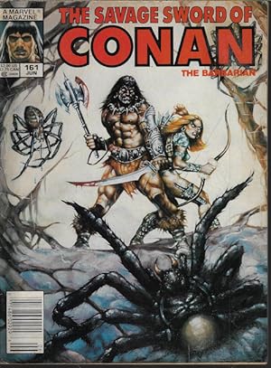 Bild des Verkufers fr SAVAGE SWORD OF CONAN The Barbarian: Jun 1989, #161 zum Verkauf von Books from the Crypt