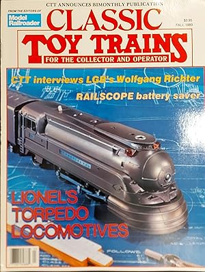 Classic Toy Trains Magazine Fall 1989 Vol.2, No.4