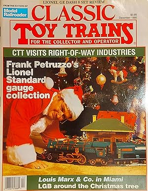 Classic Toy Trains Magazine Dec. 1990 Vol.3, No.6