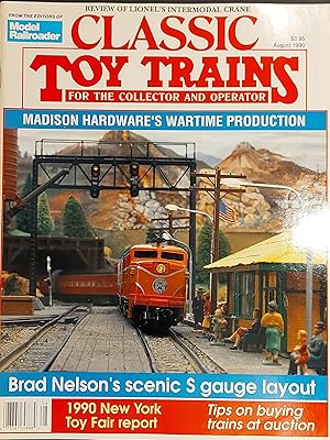 Classic Toy Trains Magazine Aug.1990 Vol.3, No.4