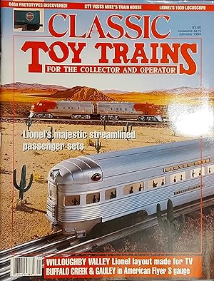 Classic Toy Trains Magazine Jan. 1994 Vo. 7, No.1