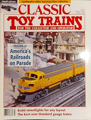 Classic Toy Trains Magazine March 1995 Vol. 8, No.2