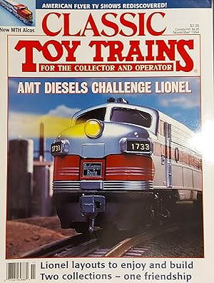 Classic Toy Trains Magazine Nov. 1994 Vol. 7, No.6