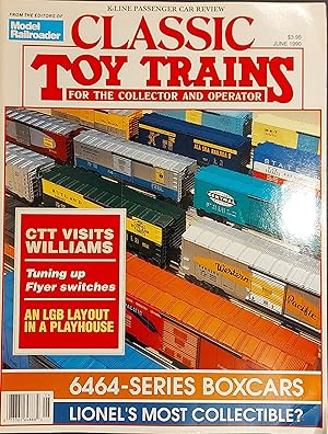 Classic Toy Trains Magazine Jun.1990 Vol.3, No.3