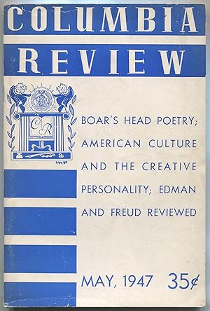 Seller image for Columbia Review - Vol. 27, No. 4, May, 1947 for sale by Between the Covers-Rare Books, Inc. ABAA