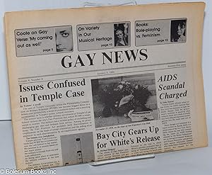 Seller image for Gay News [aka Philadelphia Gay News]: vol. 8, #8, January 5, 1984: AIDS Scandal Charged for sale by Bolerium Books Inc.