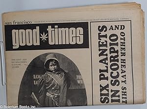 Seller image for Good Times: vol. 3, #43, Oct. 31, 1970: Six Planets in Scorpio & Other Heavy Shit for sale by Bolerium Books Inc.