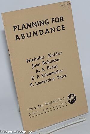 Seller image for Planning for Abundance for sale by Bolerium Books Inc.