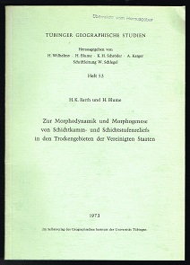 Seller image for Zur Morphodynamik und Morphogenese von Schichtkamm- und Schichtstufenreliefs in den Trockengebieten der Vereinigten Staaten. - for sale by Libresso Antiquariat, Jens Hagedorn