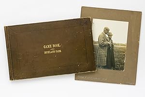 A 'Game Book' and photograph relating to the visit of the Duke of Cornwall and York to Buckland P...