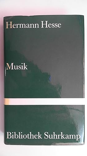 Imagen del vendedor de Musik : Betrachtungen, Gedichte, Rezensionen und Briefe (Bibliothek Suhrkamp Band 483), a la venta por Antiquariat Maiwald