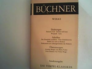 Bild des Verkufers fr Georg Bchner. Smtliche Werke Tempel-Klassiker zum Verkauf von ANTIQUARIAT FRDEBUCH Inh.Michael Simon