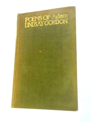 Immagine del venditore per The Poems of Adam Lindsay Gordon venduto da World of Rare Books