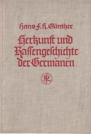 Seller image for Herkunft und Rassengeschichte der Germanen. for sale by Altstadt Antiquariat Goslar