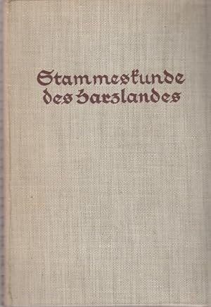 Stammeskunde des Harzlandes. Harzland-Sagen. Gesammelt und herausgegeben von Fr. Sieber.
