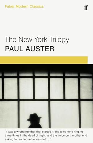 Bild des Verkufers fr The New York Trilogy : Faber Modern Classics zum Verkauf von Smartbuy