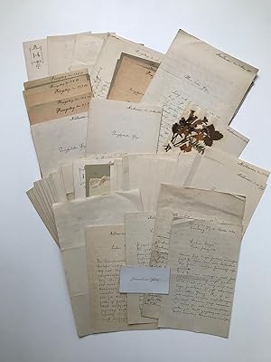 Bild des Verkufers fr Vorbereitung einer Hochzeit - Konvolut von 113 Briefen, zum Verkauf von Antiquariat Im Baldreit