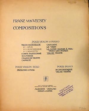 Valse triste (Compositions pour violon et piano)