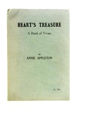 Bild des Verkufers fr Heart's Treasure - A Book Of Verse zum Verkauf von World of Rare Books