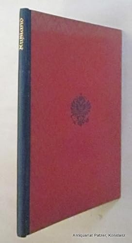 Zusammengestellt u. eingeleitet von Walther Weibel. München, Delphin-Verlag, (1916). Gr.-8vo. XXI...
