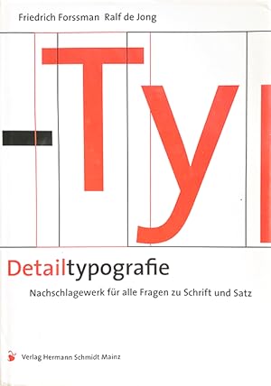 Seller image for Detailtypografie. Nachschlagewerk fr alle Fragen zu Schrift und Satz for sale by studio montespecchio