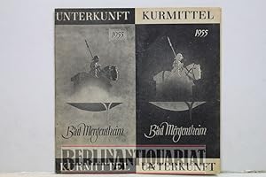 Bild des Verkufers fr Unterkunft, Kurmittel 1955. Mit Illlustrationen und Stadtplan. zum Verkauf von BerlinAntiquariat, Karl-Heinz Than