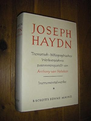 Joseph Haydn. Thematisch-bibliographisches Werkverzeichnis. Band 1 (Instrumentalwerke)