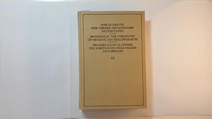 Immagine del venditore per Fortschritte der Chemie organischer Naturstoffe Teil: Vol. 9 (Progress in the Chemistry of Organic Natural Products) venduto da Gebrauchtbcherlogistik  H.J. Lauterbach