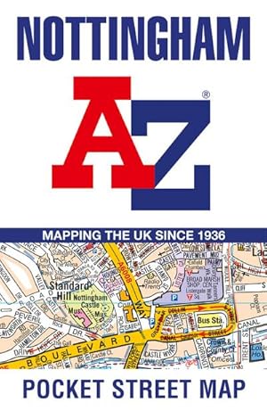 Seller image for Nottingham A-Z Pocket Street Map for sale by Smartbuy