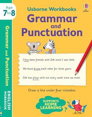 Bild des Verkufers fr Usborne Workbooks Grammar and Punctuation 7-8 zum Verkauf von Smartbuy